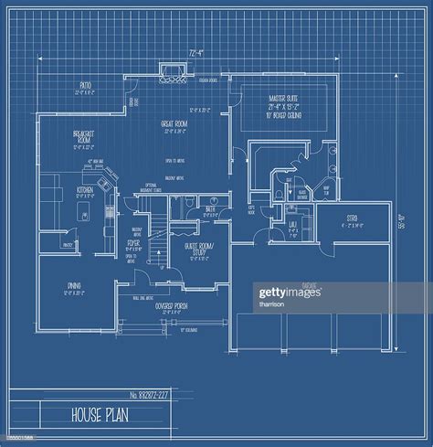 Vector House Floorplan Blueprint High Res Vector Graphic Getty Images
