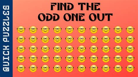 Find The Odd One Out Part 6 Fun Puzzles Quick Puzzles Youtube