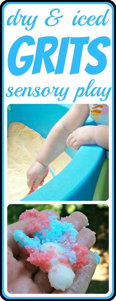Pretend Play And Sensory Activities With Grits Fun A Day Sensory