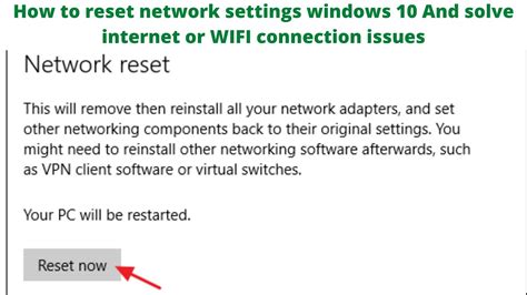 How To Reset Network Settings Windows And Solve Internet Or Wifi Connection Issues Youtube