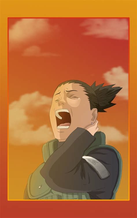 Shikamaru Yawn By Pablofcb On Deviantart Shikamaru Naruto And
