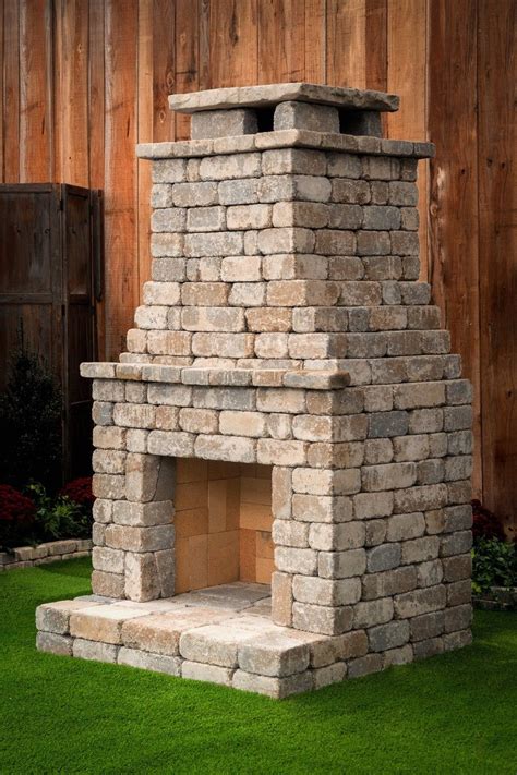 Fremont Diy Outdoor Fireplace Kit Build Outdoor Fireplace Outside