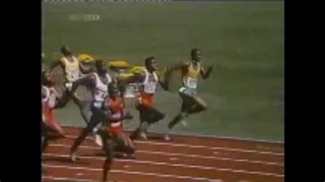 1988 Olympic 100 Meter Final The Greatest Race In History Ben Johnson 9 79 Youtube