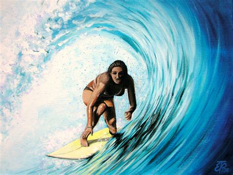 Various Nz Surf And Landscape Paintings On Pantone Canvas Gallery