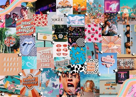 Vsco Summer Aesthetic Collage For Your Macbook Wallpaper Summer