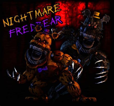 Model Showcase Nightmare Fredbear And Nightmare By Tf541productions
