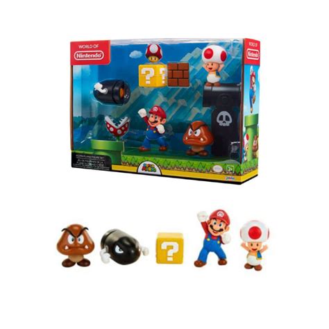 Nintendo Pack Figuras Super Mario Universo Funko Planeta De Cómics