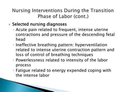 PPT Nursing Care During Labor And Birth Chapter 10 PowerPoint