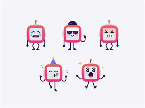 Robot Emotes 🤖 By Jordan Jenkins For Heyo On Dribbble