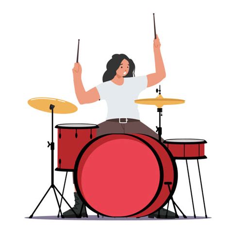 200 Girl Drummer Stock Illustrations Royalty Free Vector Graphics