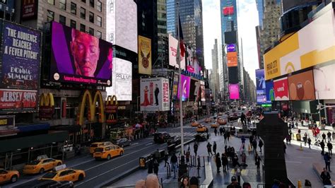 Exploring Times Square And Broadway In New York City Youtube