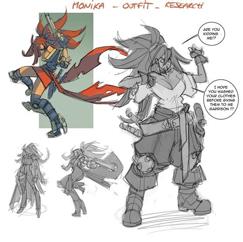 Red Monika Character Comic Vine