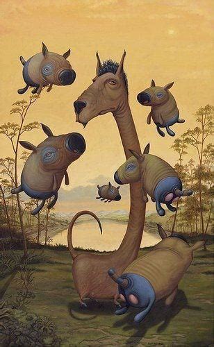 Surrealism Fantasy Characters Bizarre Funny Art Painting Mayhem And Muse
