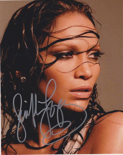 Aacs Autographs Jennifer Lopez Autographed Glossy 8x10 Photo