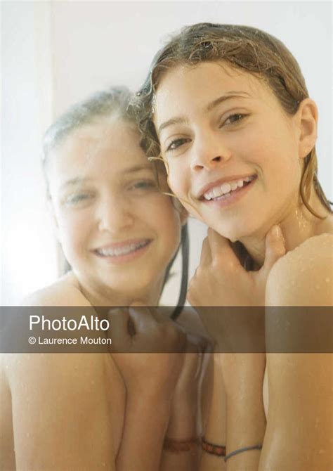 Preteen Girls In Shower Together Photoalto