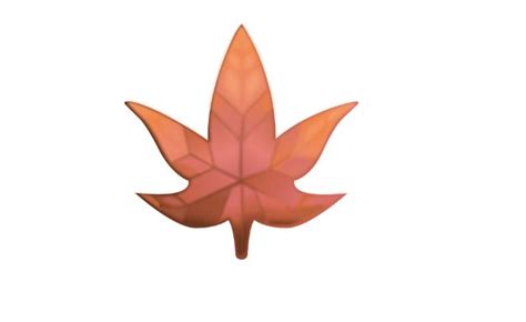 Maple Leaf Emoji Emoji Mantras Maple Leaf