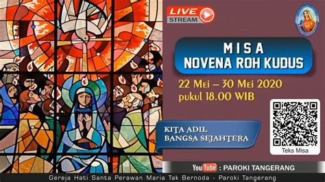 Ты со мной в облака улетала 2020 новинка. Misa Novena Roh Kudus Hari ke 1 - YouTube