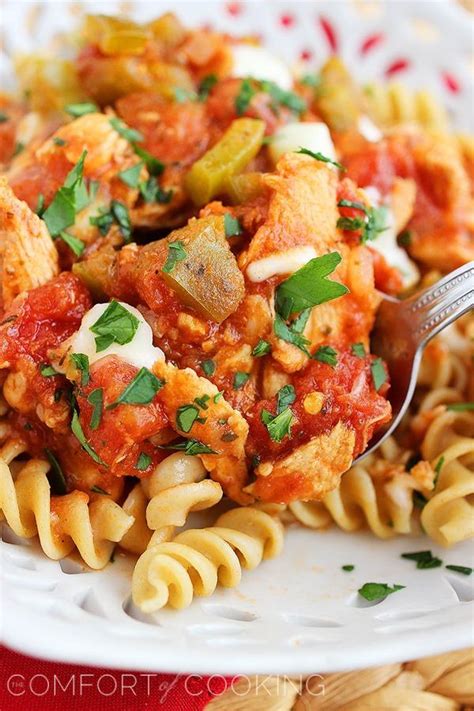 Crock Pot Italian Chicken With Tomatoes The Comfort Of Cooking