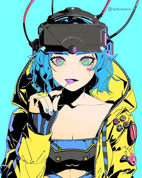 Twitter Cyberpunk Art Character Art Anime Art Girl