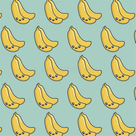Kawaii Bananas Design Stock Vector Illustration Of Vitamin 125131922