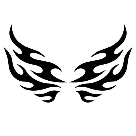 Tribal Wing Symbol Vector Design 13274249 Vector Art At Vecteezy