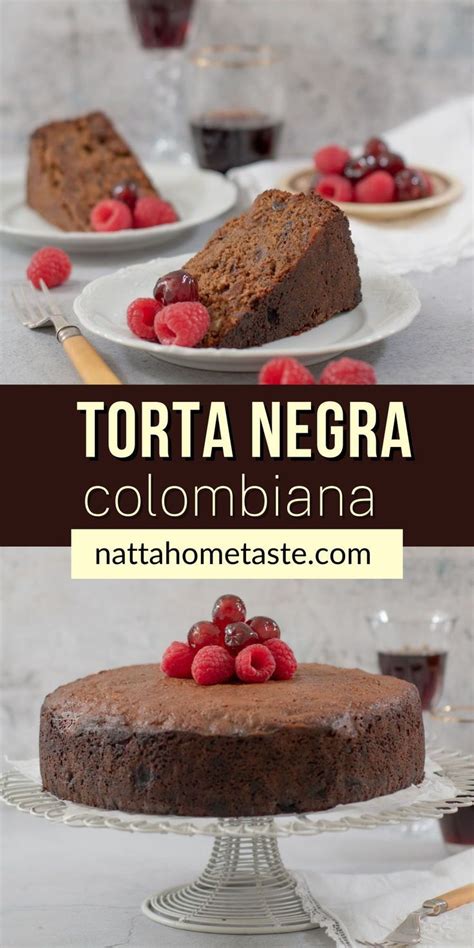 Chocolate Torta Negra With Raspberries On Top And The Words Torta
