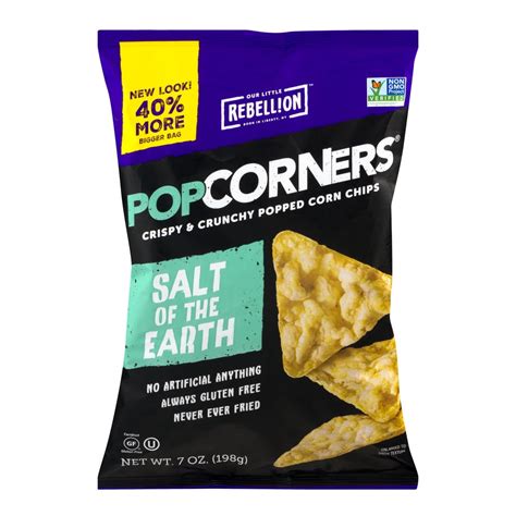 Popcorners Popcorn Chips Sea Salt 7 Oz