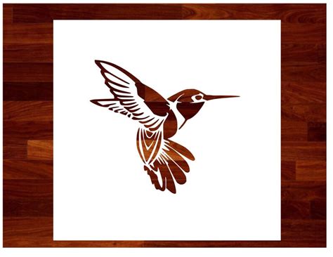 Hummingbird Custom Stencil Etsy