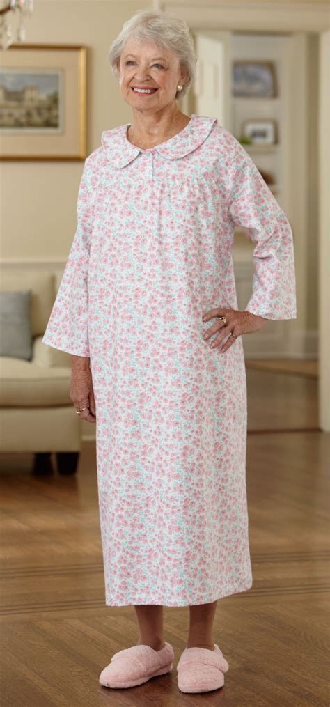 Nightgowns For Elderly Women Bobs And Vagene