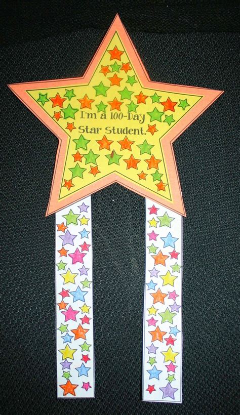 100 Day Star Badge - Classroom Freebies