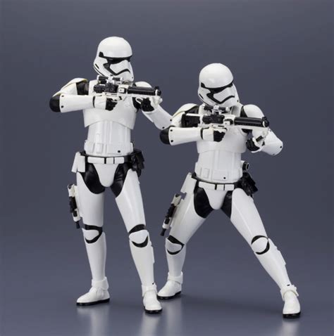 Star Wars Episode Vii First Order Stormtrooper Two Pack Artfx Statue