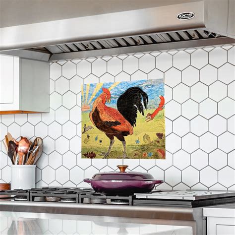 Kitchen Backsplash Hand Painted Tile Splashback Tile Mural