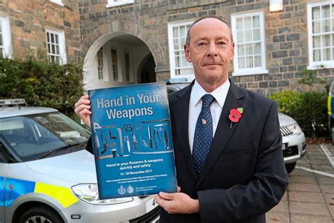 Police Holding Firearms And Weapons Amnesty Guernsey Press