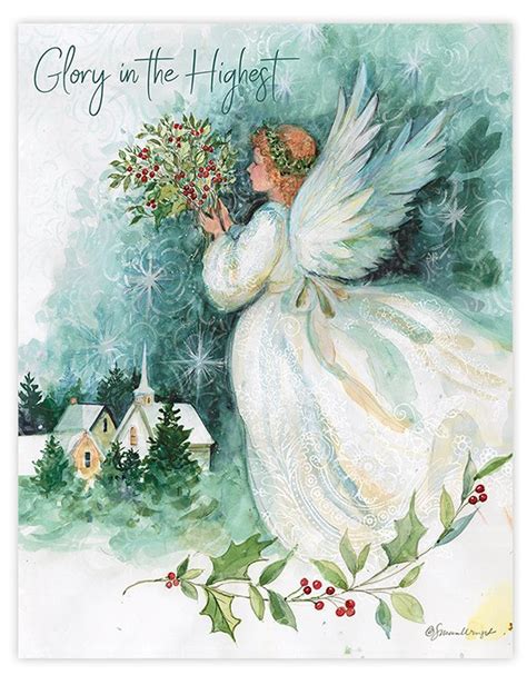 Sisters Of Carmel Christmas Angel Christmas Card