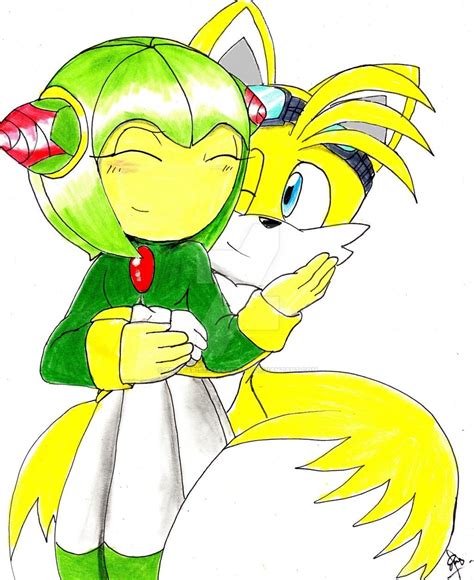Cosmo Kiss Tails Cosmo And Tails Kiss By Erosmilestailsprower On