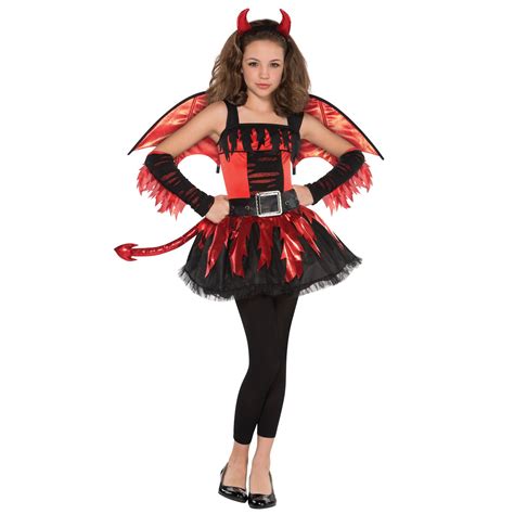 carnival party teen satan devil fancy dress costume outfit halloween horns wings ebay