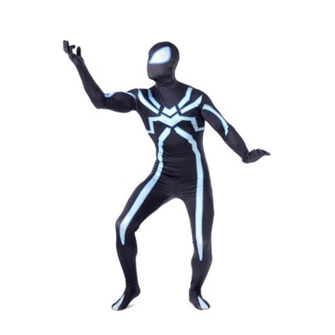 2018 New Design Black Spiderman Cosplay Costume