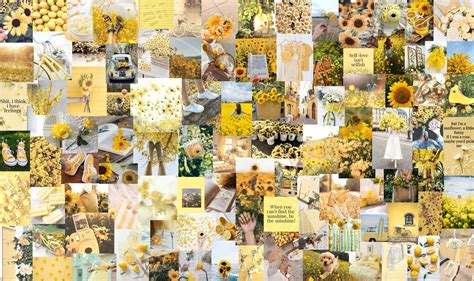 Yellow Aesthetic Collage