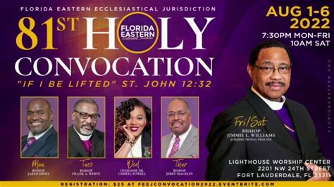 Florida Eastern Jurisdiction Cogic Holy Convocation 2022 Night 4