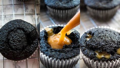 Chocolate And Peanut Butter Lava Cupcakes ~ Queenslee Appétit