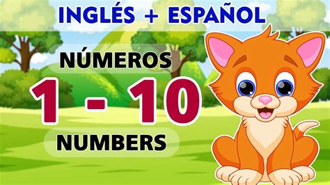 ⭐números Del 1 Al 10 En Inglés Y Español 🧠🙋‍♀️i Numbers 1 To 10 In