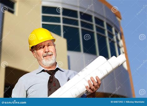Architect At Work Stock Photo Image Of Innovation Businessman 8487392