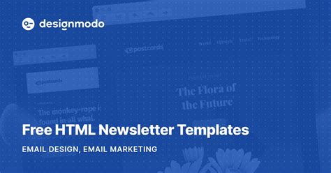 Free Html Email Newsletter Templates Designmodo