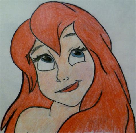 Sketch Of Ariel Better By Disney Doodle On Deviantart