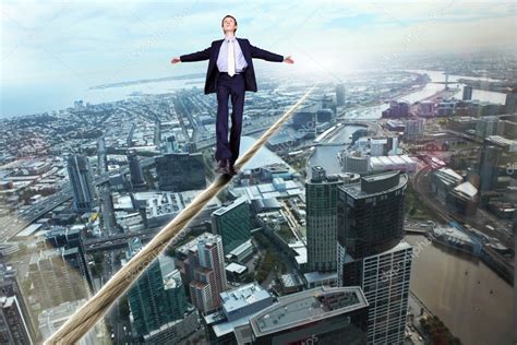 Business Man Balancing On The Rope Royalty Free Stock Images Aff