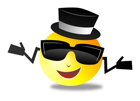 Cool Smiley Vector Clipart Image Free Stock Photo Public Domain
