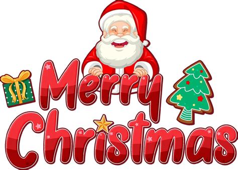 Merry Christmas Sign Icon Cartoon 14291468 Vector Art At Vecteezy