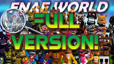 Fnaf World Full Version