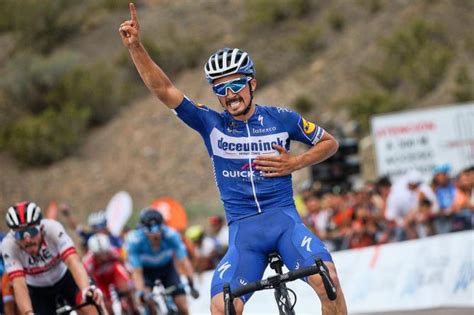 He is the brother of racing. Julian Alaphilippe attacks to win stage 2 in San Juan ...