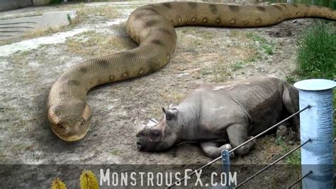 Ginormous Monster Anaconda Animation Youtube